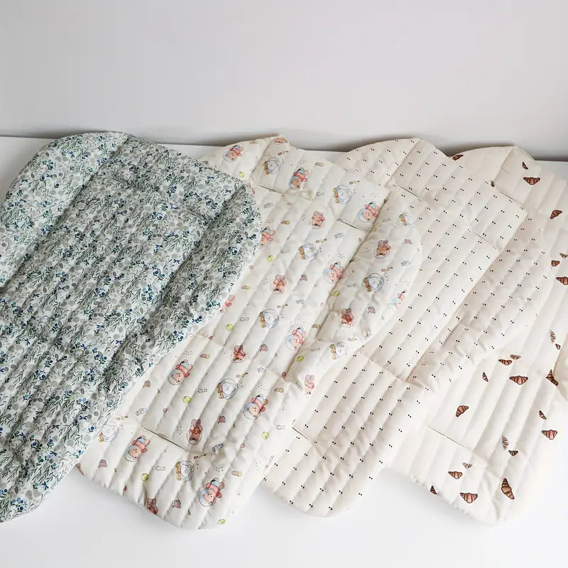 Printed Thick Padding Baby Stroller Seat Cushion