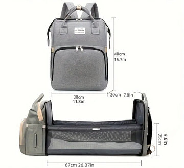 SnuggleNest 3-in-1 Baby Diaper Bag & Portable Changing Station