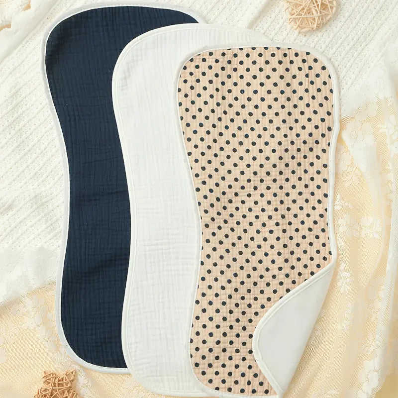 3/4/5pcs Burp Cloth Set – Soft & Absorbent